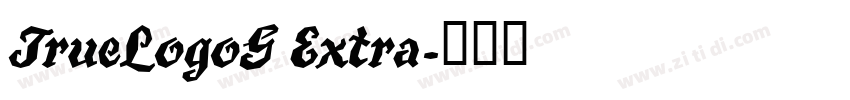TrueLogoG Extra字体转换